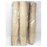 New lot of 2 100pck brown paper cups. NO SHIP NO