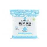 Scrubzz Rinse-Free Disposable Bathing Sponges For
