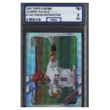 Graded Albert Pujols Chrome #102 Prizm Refractor