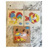 New Lot of Toddler Wood Puzzles