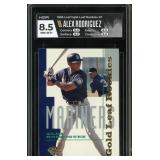 Graded Vintage Alex Rodriguez 1995 Leaf Gold