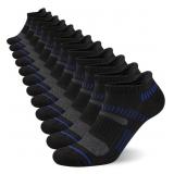 New COOPLUS Mens Ankle Socks Athletic Cushioned