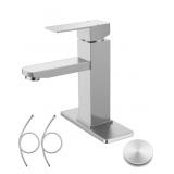 Homikit Brushed Nickel Single Handle Bathroom
