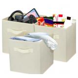 3 Pcs Storage Cubes, 10.5 Inch Collapsible