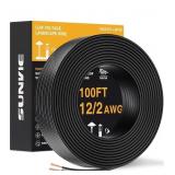 New SUNVIE 100FT 12 Gauge Low Voltage Wire 12/2