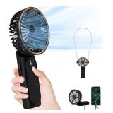 Portable Handheld Fan, Portable Fan Rechargeable,