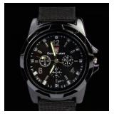 New Mens Military Sport Watches Fabric Band