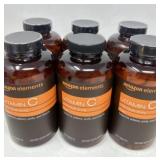 New (6) Amazon Elements Vitamin C 1000mg,