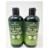 New Tea Tree Mint Shampoo and Conditioner - Pure