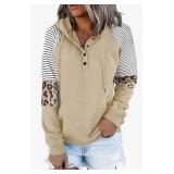 New Dokotoo Womens Stripes Hoodies Winter Fall