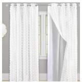 DriftAway White Pinch Pleated Voile Chiffon