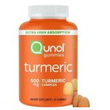 New Qunol Turmeric Gummies, Gummy with 500mg