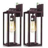 Oil Rubbed Bronze Dusk to Dawn Outdoor Wall Light