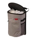 Lusso Gear Car Trash Can - Round - Gray  New Out