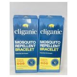 New (2) Cliganic 10 Pack Mosquito Repellent