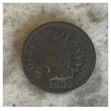 1903 Indian Head Penny Cent Coin
