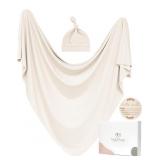 Baby Swaddle Receiving Blankets with Matching