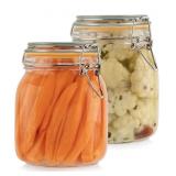 Galashield 32 oz Glass Jars with Lids Food