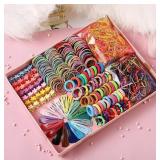 (Lot of 2) 2024 New Colorful Cute Hair Ties Hair