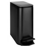 Small Bathroom Trash Can with Lid Soft Close, 6
