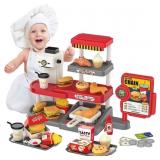 71PCS Kids Play House Food Set with Burgers,