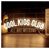 Cool Kids Club Neon Sign, All Are Welcome Neon