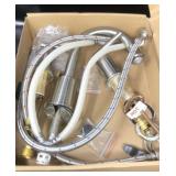 Brushed Nickel Bargroom Faucet Kit, Heavily