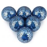 MDLUU 6 Pcs Mosaic Sphere Balls-Diameter 3 In,