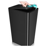 3 Ct Bathroom Small Trash Can with Lid,10L / 2.6