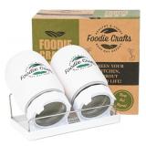 New Foodie Craftsï¿½ Premium Sprouting Kit: 2x32 Oz
