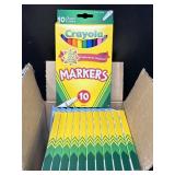New 12 Count Crayola Classic Fine Line Markers