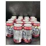 Polar Seltzer Water Black Cherry, 12 fl oz cans,