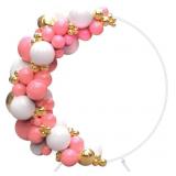 6.6ft Round Backdrop Stand, Stable Circle Balloon