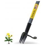 Rocklin Stand Up Weed Puller Tool - 4 Claw Steel