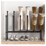 pickpiff Free Standing Shoe Racks - Black Metal