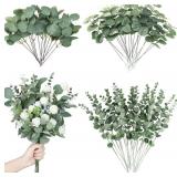 Giegxin 90 Pcs 3 Kinds Mixed Eucalyptus Leaves