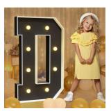 imprsv Marquee Letters Black 3FT: Black Party