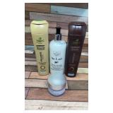 Lot of used beauty products, exp 2026-2027, pump