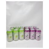New Lot Of 18 Waterloo Sparking Water Lemon Lime