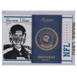 Vintage RUSSELL WILSON ROOKIE CARD 2012 Prestige