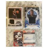 Huge Lot of Jersey & Autographed Cards - Football