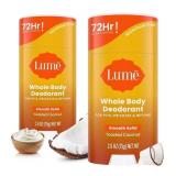 2 Ct Lume Whole Body Deodorant - Smooth Solid