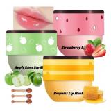 New Sealed 3 PCS Bee Lip Balm Honey Pot, Honey &