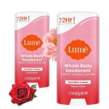 New Lume Deodorant Cream Stick - Underarms and