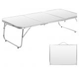 New Small Camping Table 3FT Folding Picnic Table