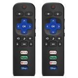 New Pack of 2) Replacement-Remote-Control for