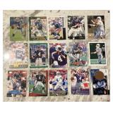 VINTAGE HUGE LOT OF JIM HARBAUGH FOOTBALL CARDS -