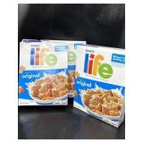 New 3 Ct Quaker Life Cereal, Original 13 Ounce, Bb