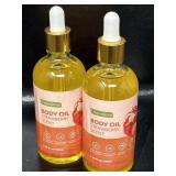 New 2 Pack 3.38 fl.oz Strawberry Body Oil after