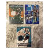 ROOKIE CARD JERSEY SWATCH LOT - TREVOR LAWRENCE &